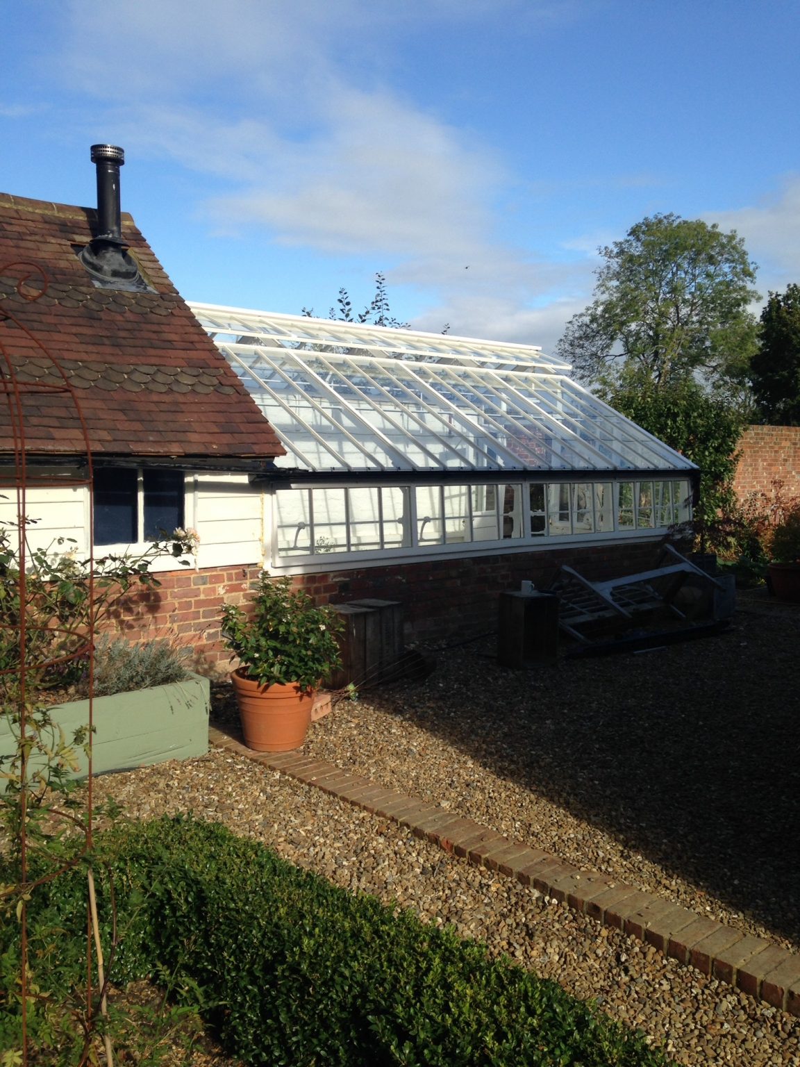 Victorian Glasshouses, Cedar Lath Blinds, Messenger Glasshouse, Cast